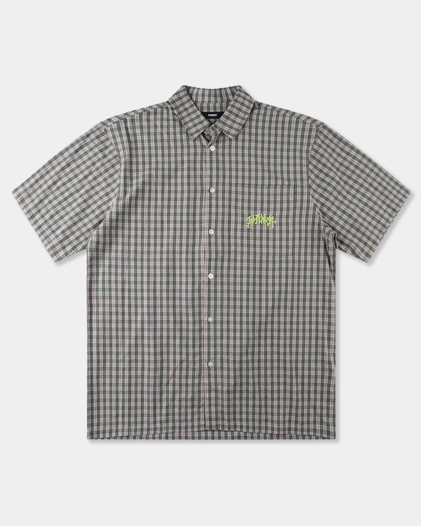 Mens Vivian Check Short Sleeve Shirt