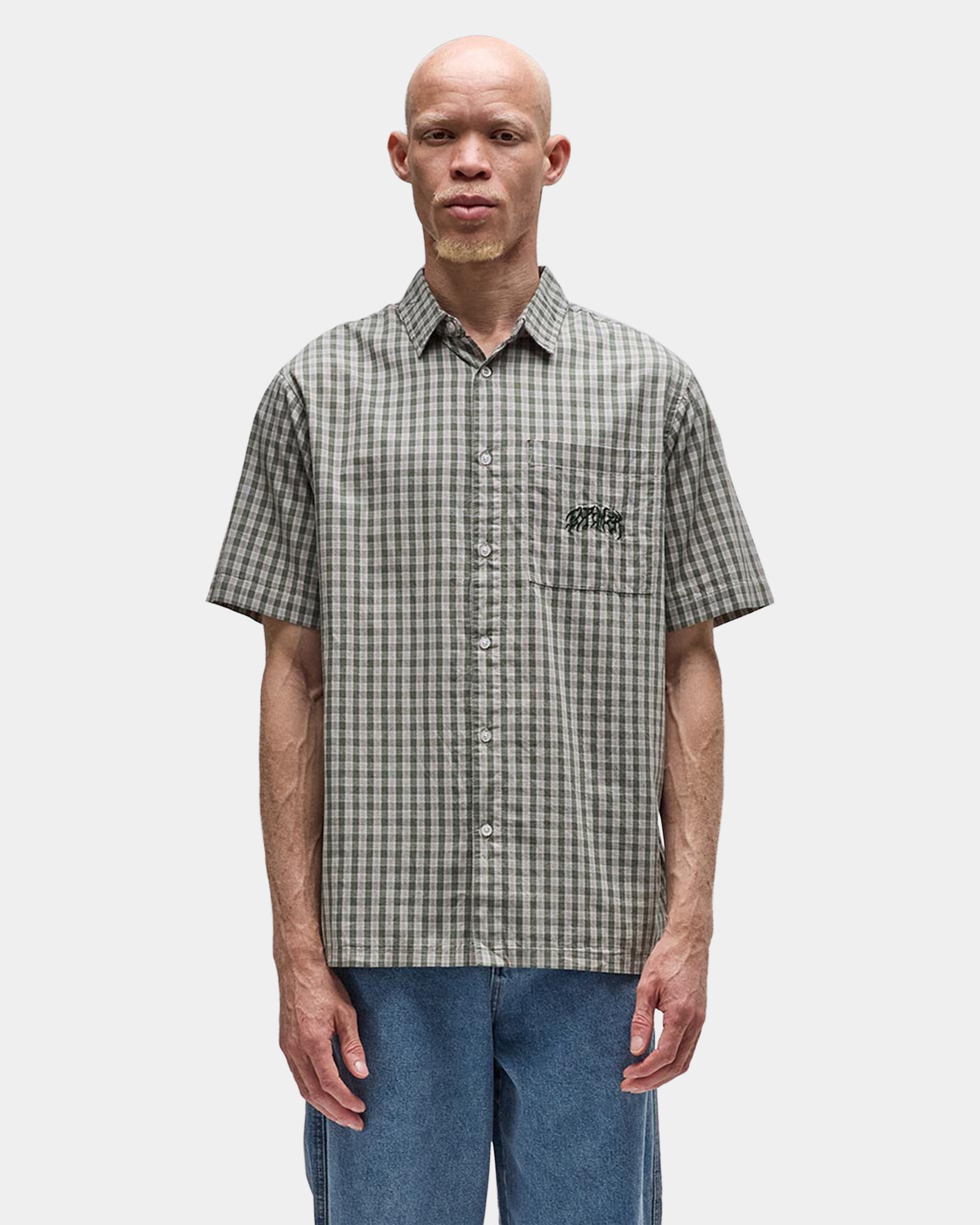 Mens Vivian Check Short Sleeve Shirt