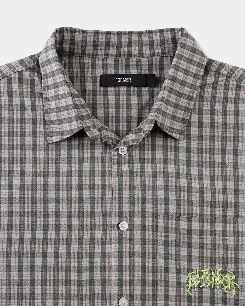 Mens Vivian Check Short Sleeve Shirt