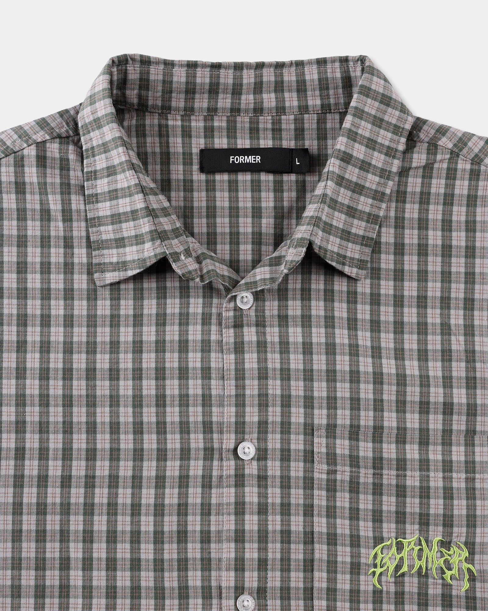 Mens Vivian Check Short Sleeve Shirt