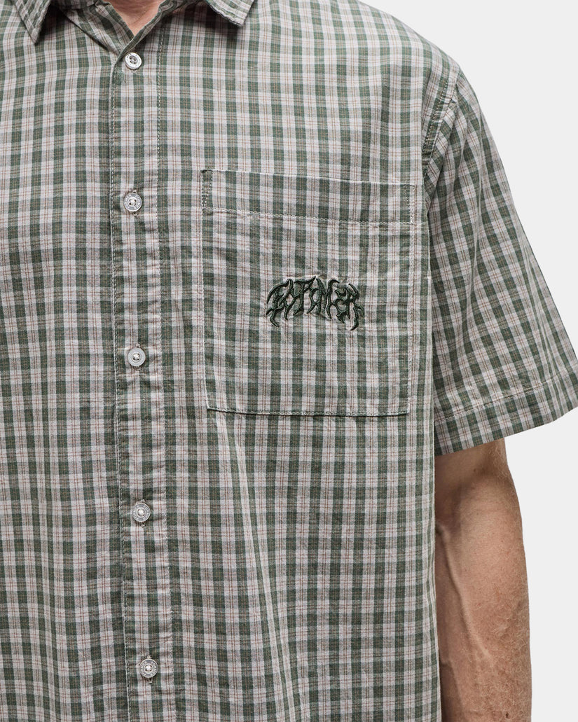 Mens Vivian Check Short Sleeve Shirt