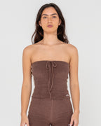 WOMENS BOOB TUBE SKIMMER TOP