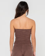WOMENS BOOB TUBE SKIMMER TOP