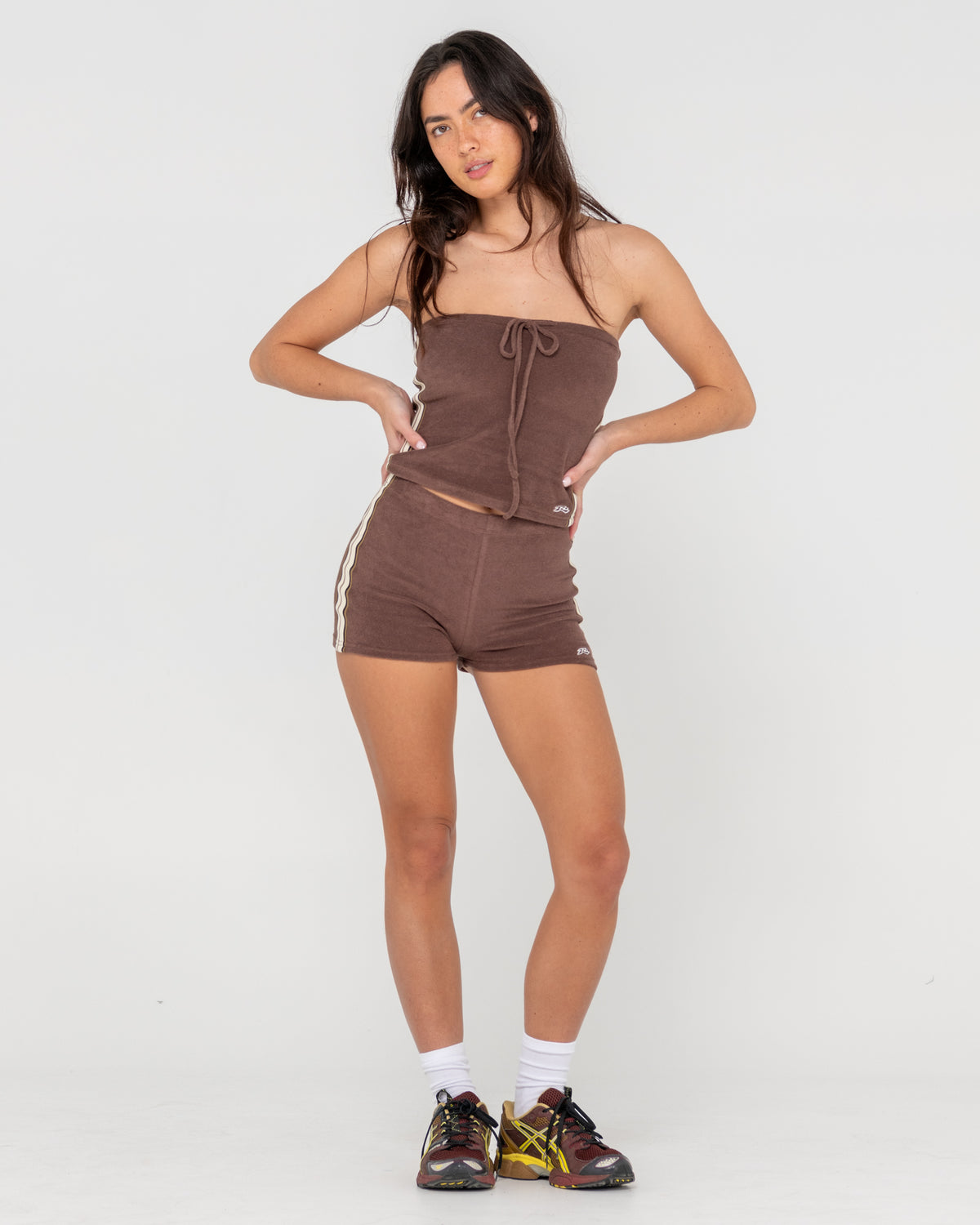 WOMENS BOOB TUBE SKIMMER TOP