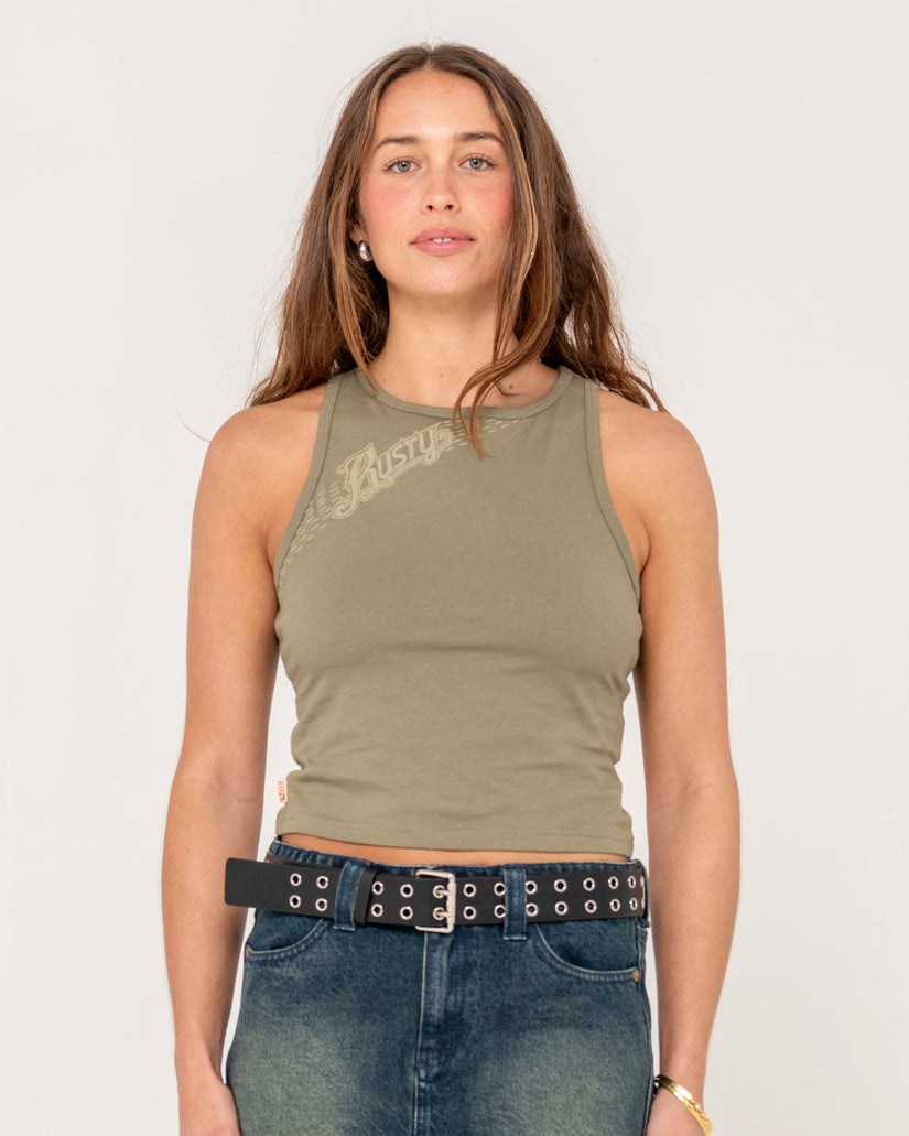 Womens Dirt Bag Racer Tank Top