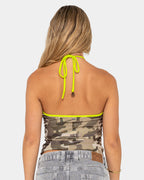 Womens Camo Classics Contrast Skimmer Tank Top