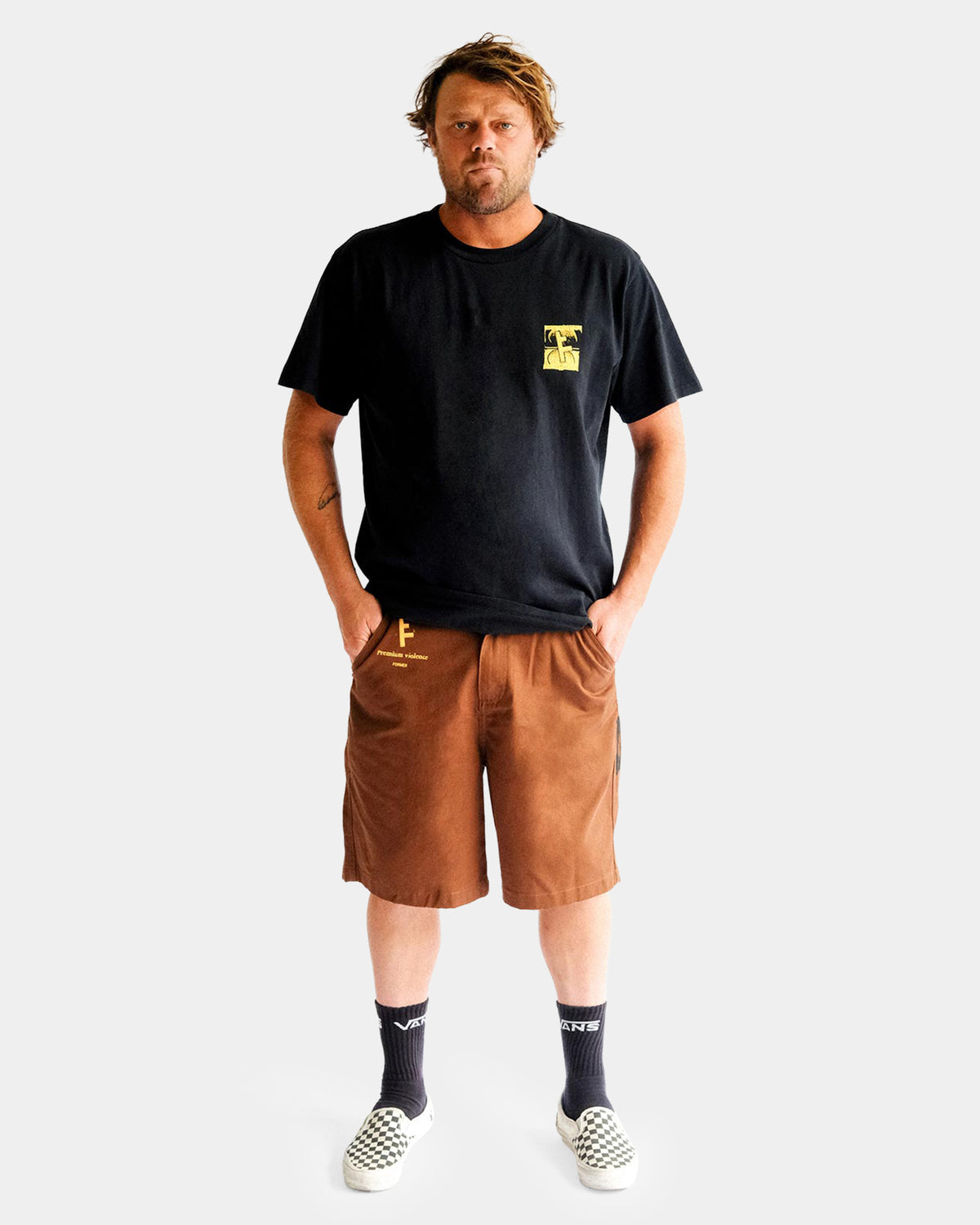 Mens Slant F Crux T-Shirt