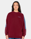 WOMENS TWO TIMER PANELLED CREW FLEECE