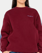 WOMENS TWO TIMER PANELLED CREW FLEECE