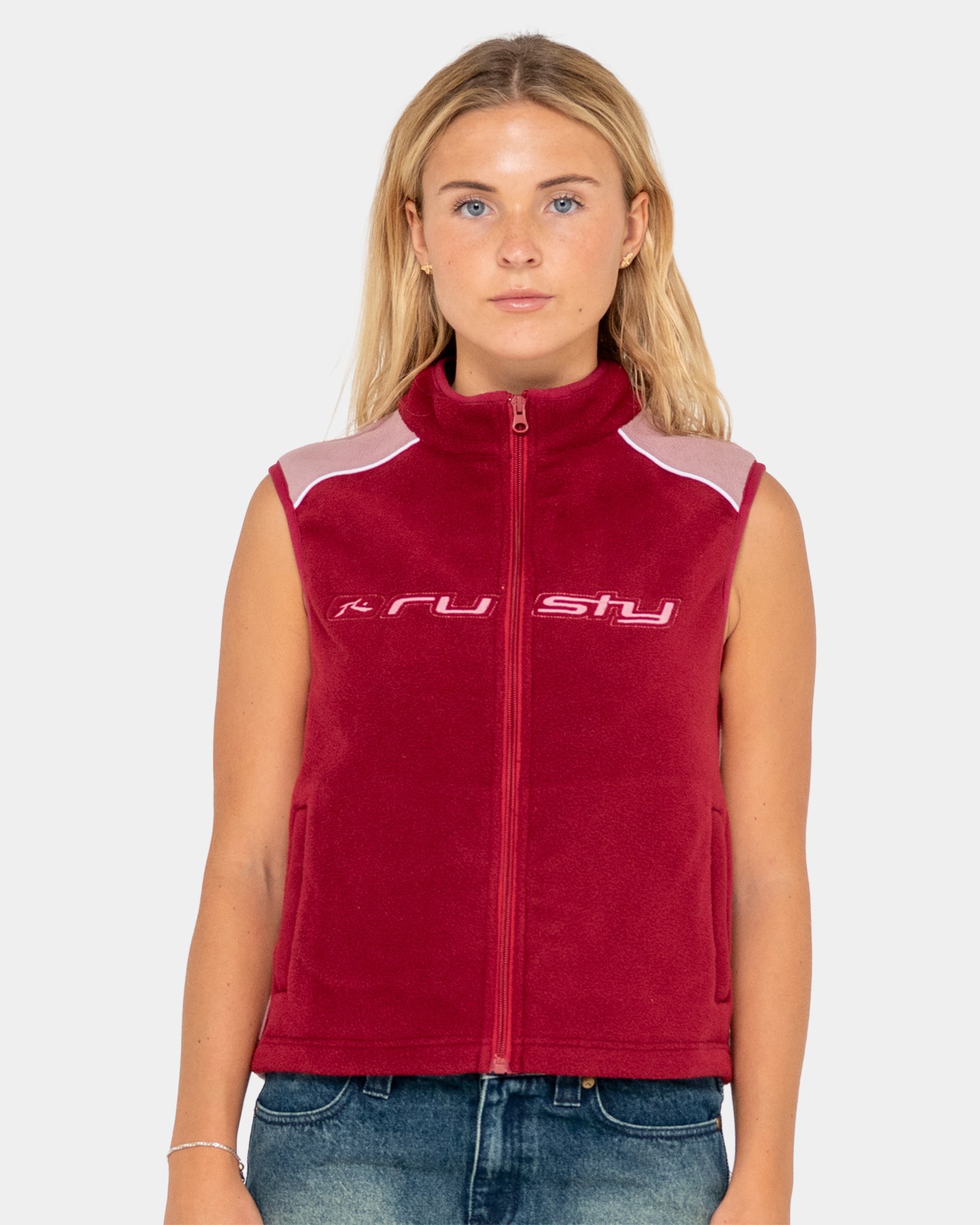 Womens Mr Cool Polar Fleece Vest Womens Mr Cool Polar Fleece Vest