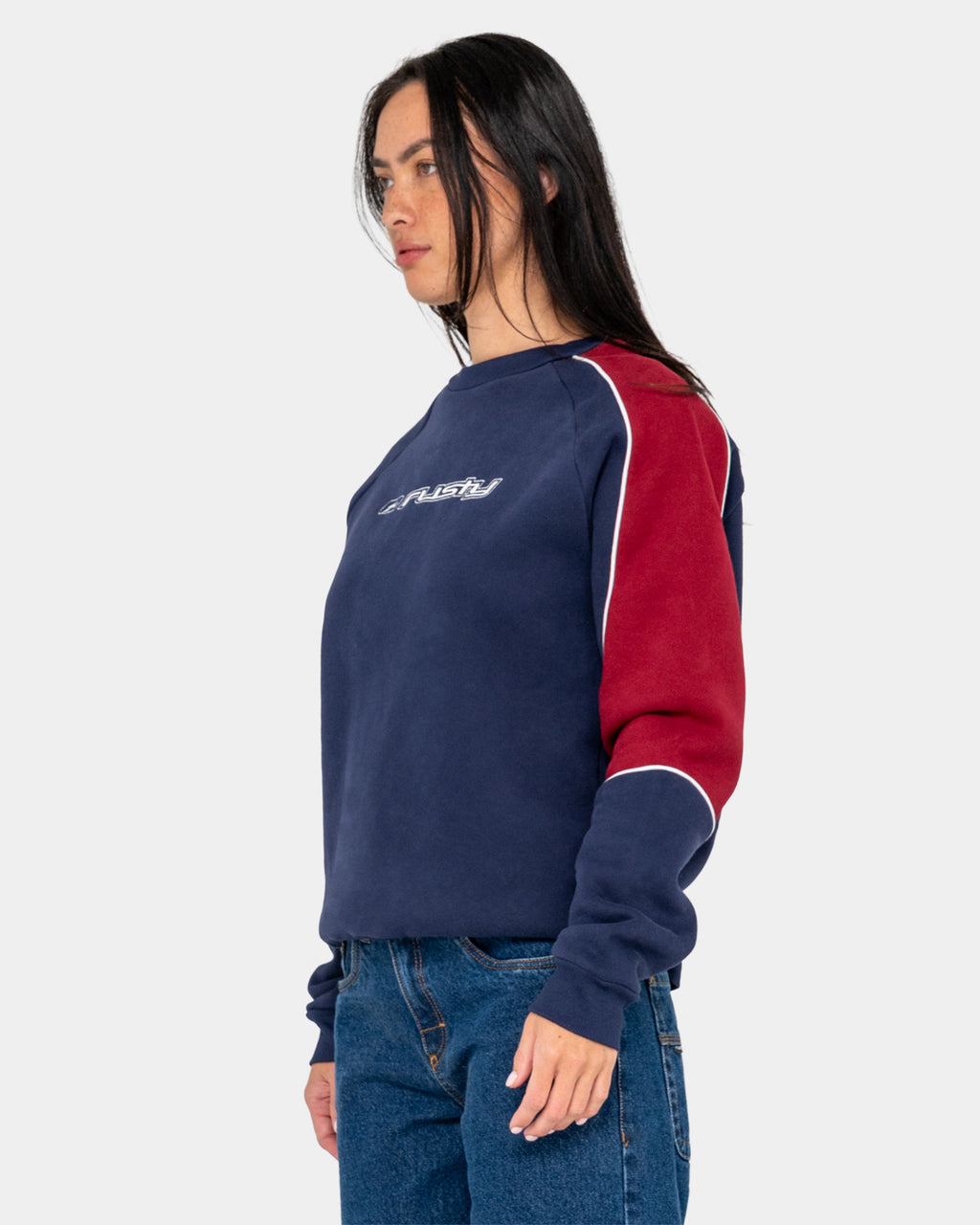 Womens South Of The River Oversized Crew Neck