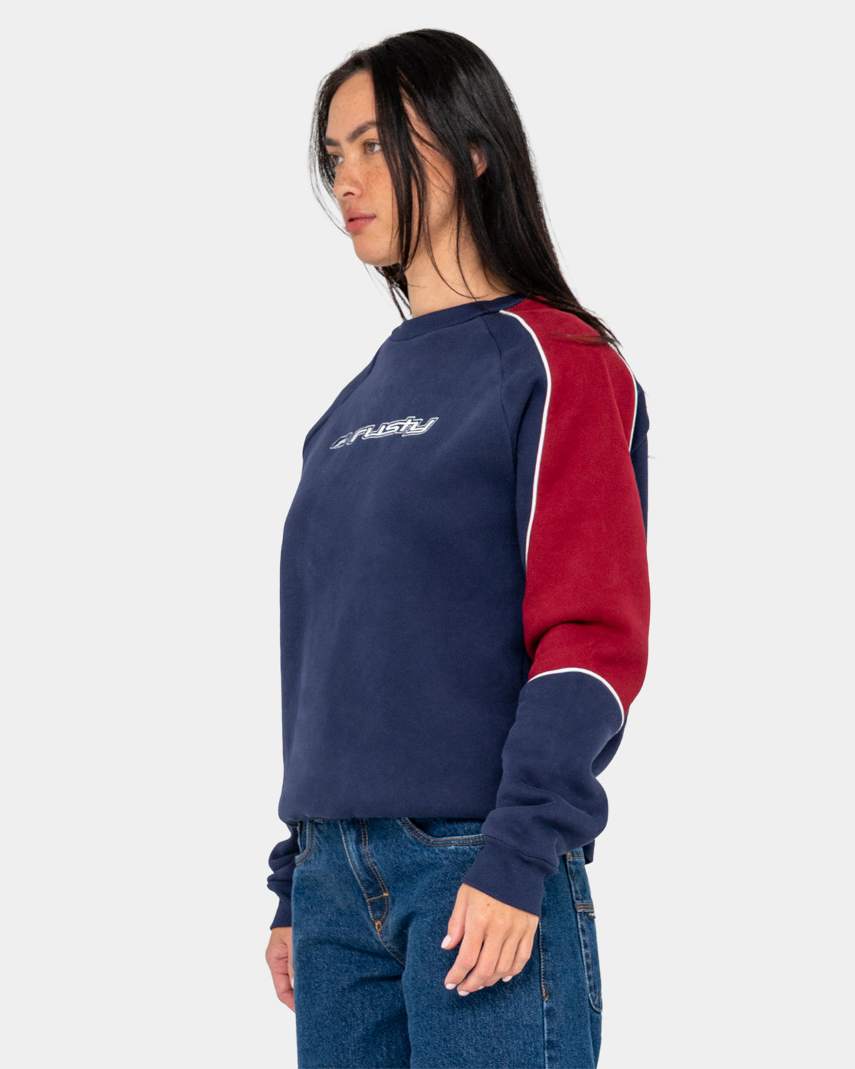 Womens South Of The River Oversized Crew Neck
