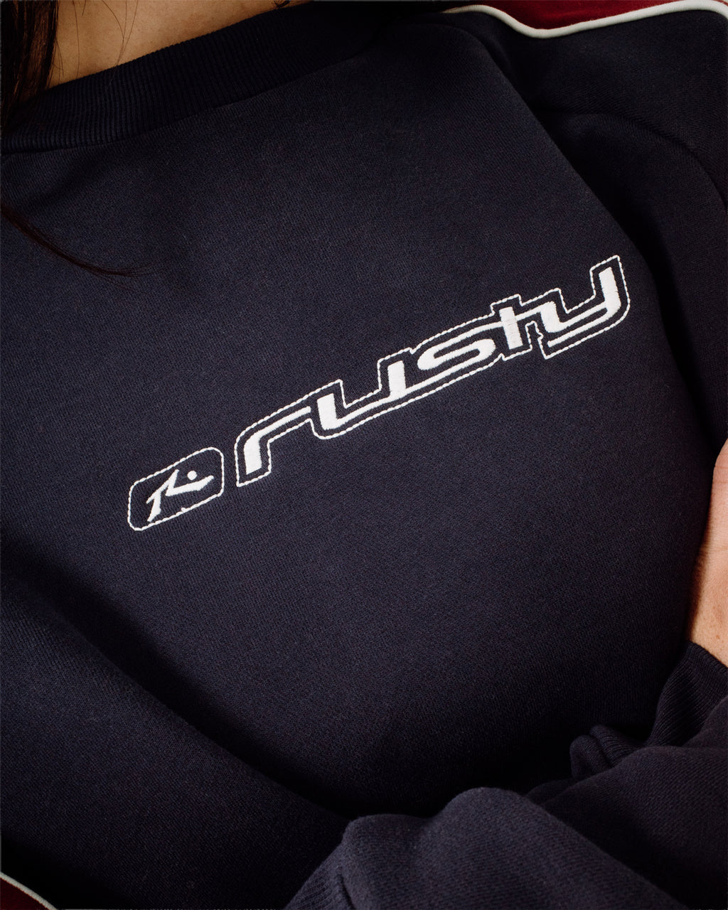 Womens South Of The River Oversized Crew Neck