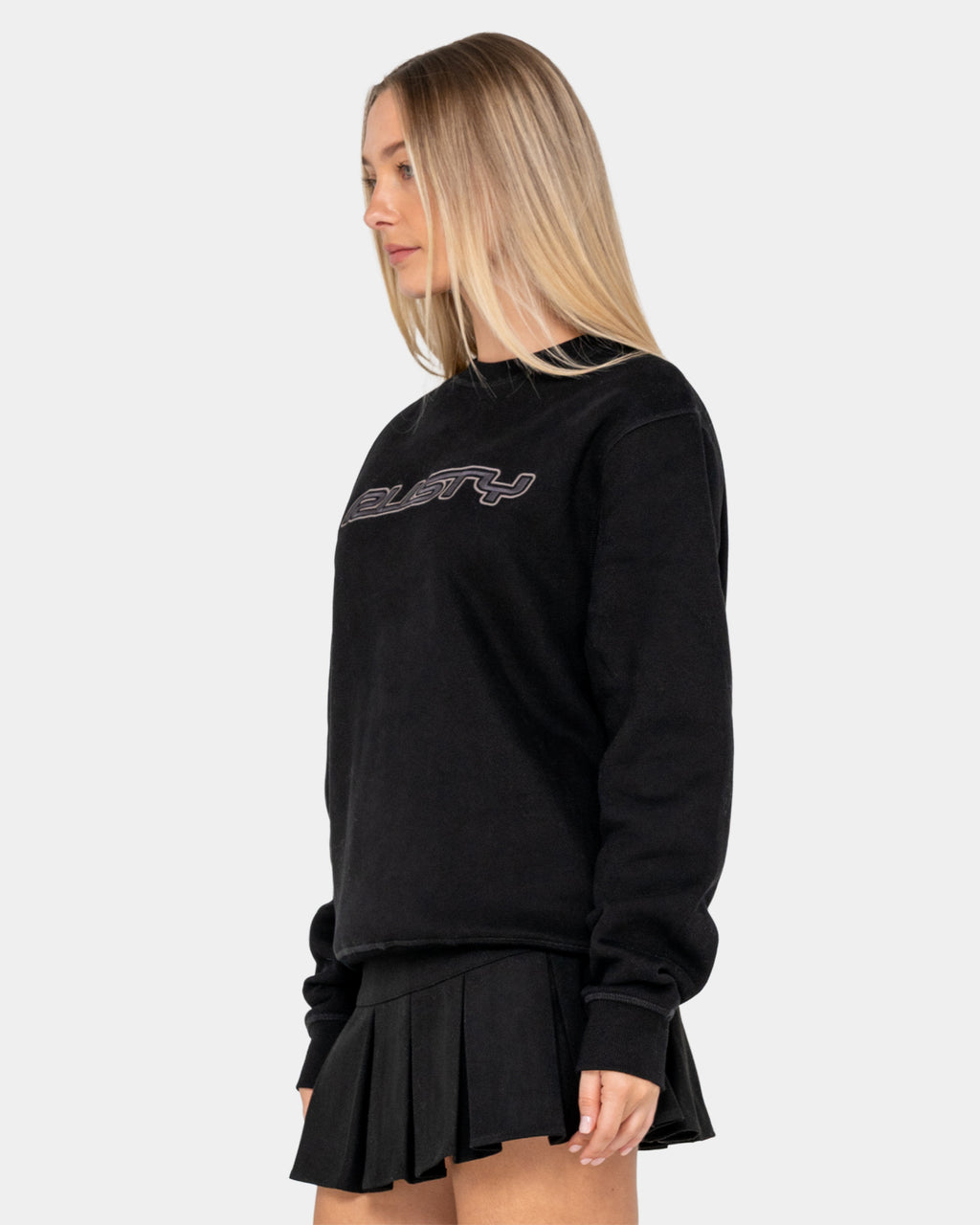 Womens R Essential Oversized Crew Neck