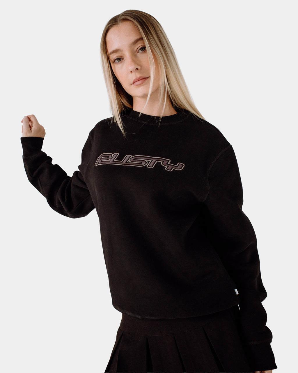 Womens R Essential Oversized Crew Neck