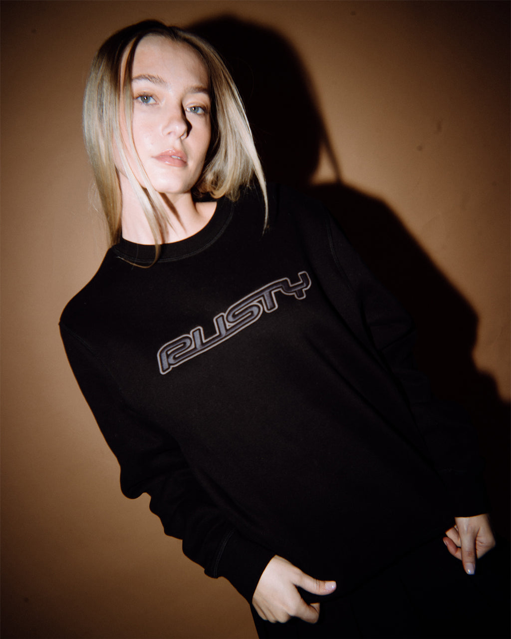 Womens R Essential Oversized Crew Neck