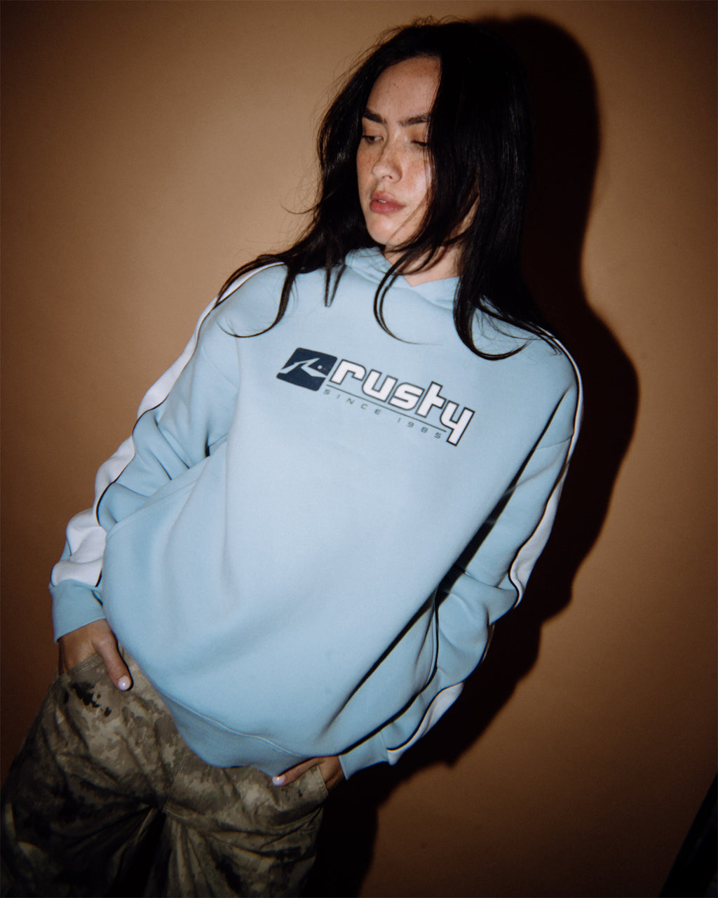 Womens Hailstone Oversized Pullover Hoodie
