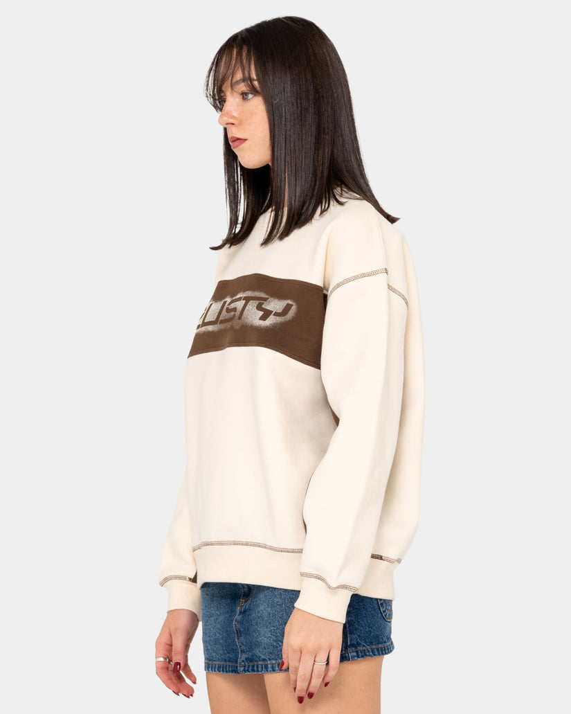 Womens Choc Top Oversized Crew Neck