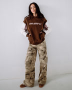 Womens Neopole Panelled Pullover Hoodie