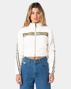 Womens Freeway Crop Polar Fleece Jacket