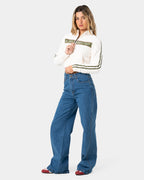 Womens Freeway Crop Polar Fleece Jacket