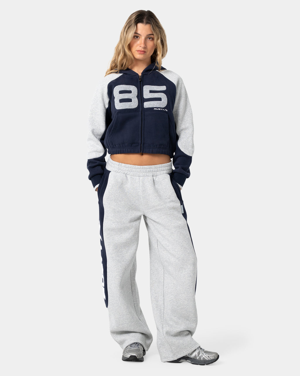 Womens Harvest Cropped Zip Up Hoodie
