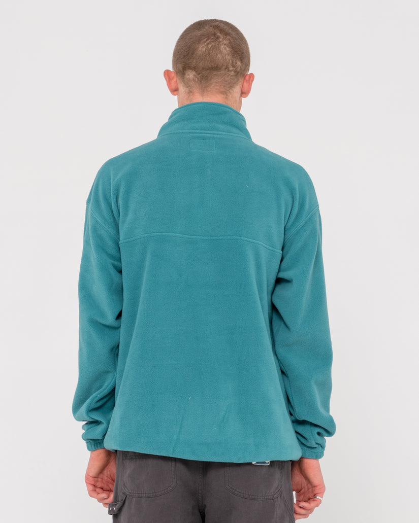 MENS MIDDLE SECTION CREW POLAR FLEECE TOP