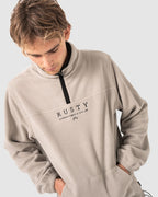 Mens Big Bang 1/4 Zip Polar Fleece Jumper