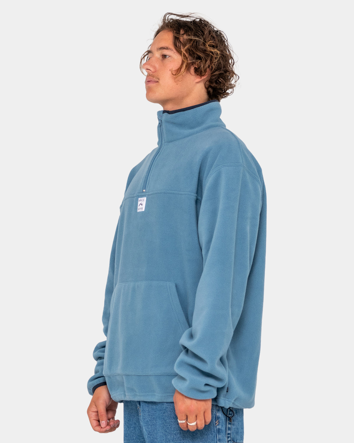 MENS CORE DIVISION POLAR QUARTER ZIP FLEECE JUMPER
