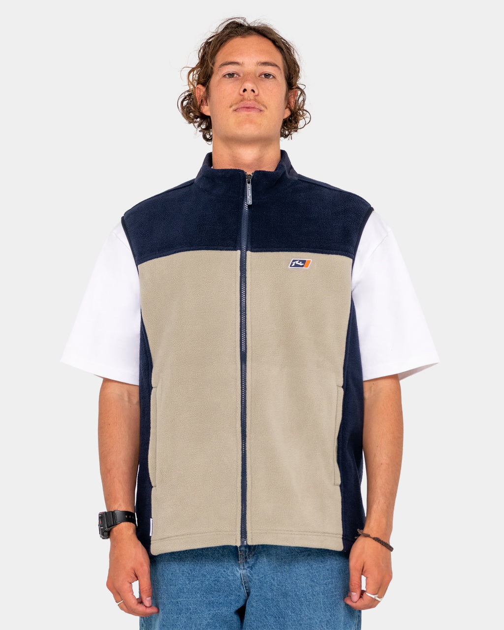 Mens On THe Run Tech Fleece Vest