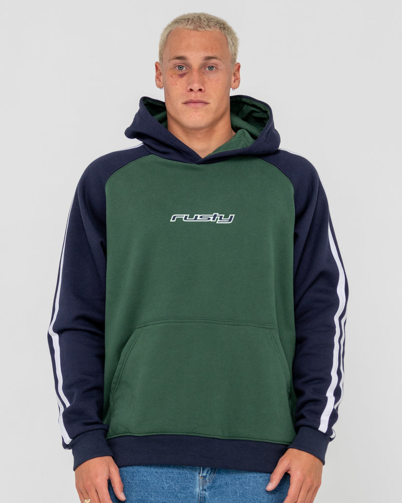 Mens Denny Raglan Pullover Hoodie