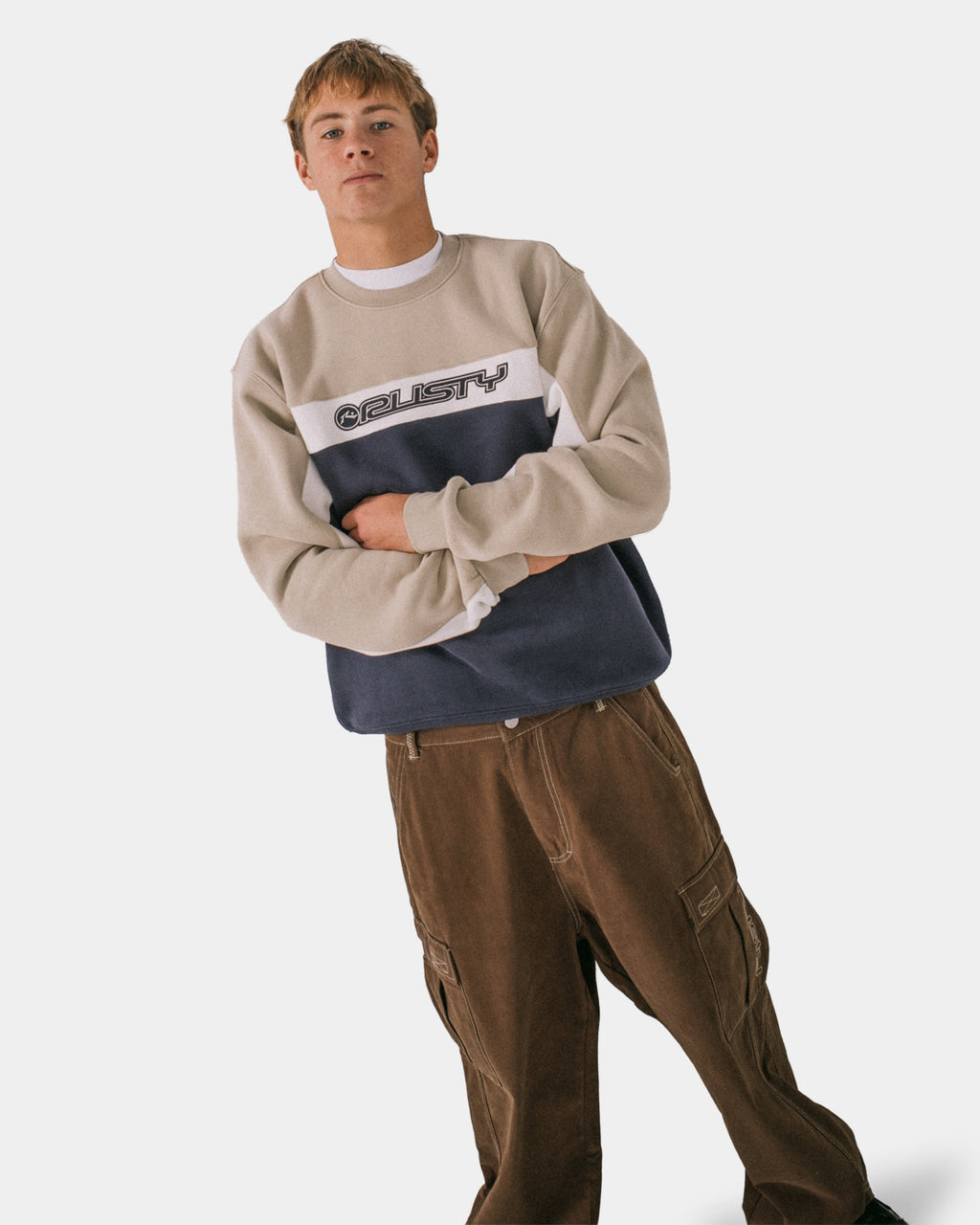 Mens Pod Racer Crew Neck