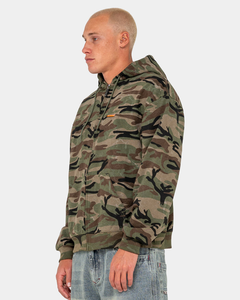 Mens Rambo Zip Up Hoodie