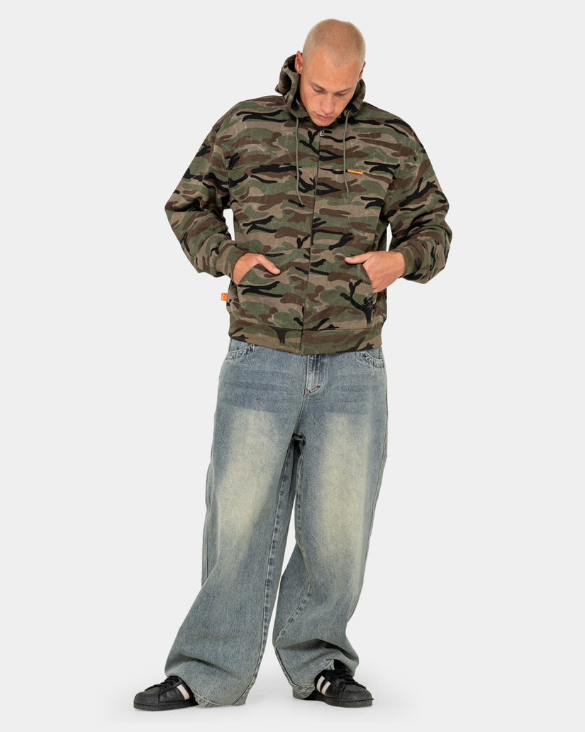 Mens Rambo Zip Up Hoodie