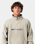 Mens Blizzard Quarter Zip Polar Fleece Jumper