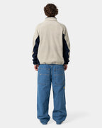 Mens Blizzard Quarter Zip Polar Fleece Jumper