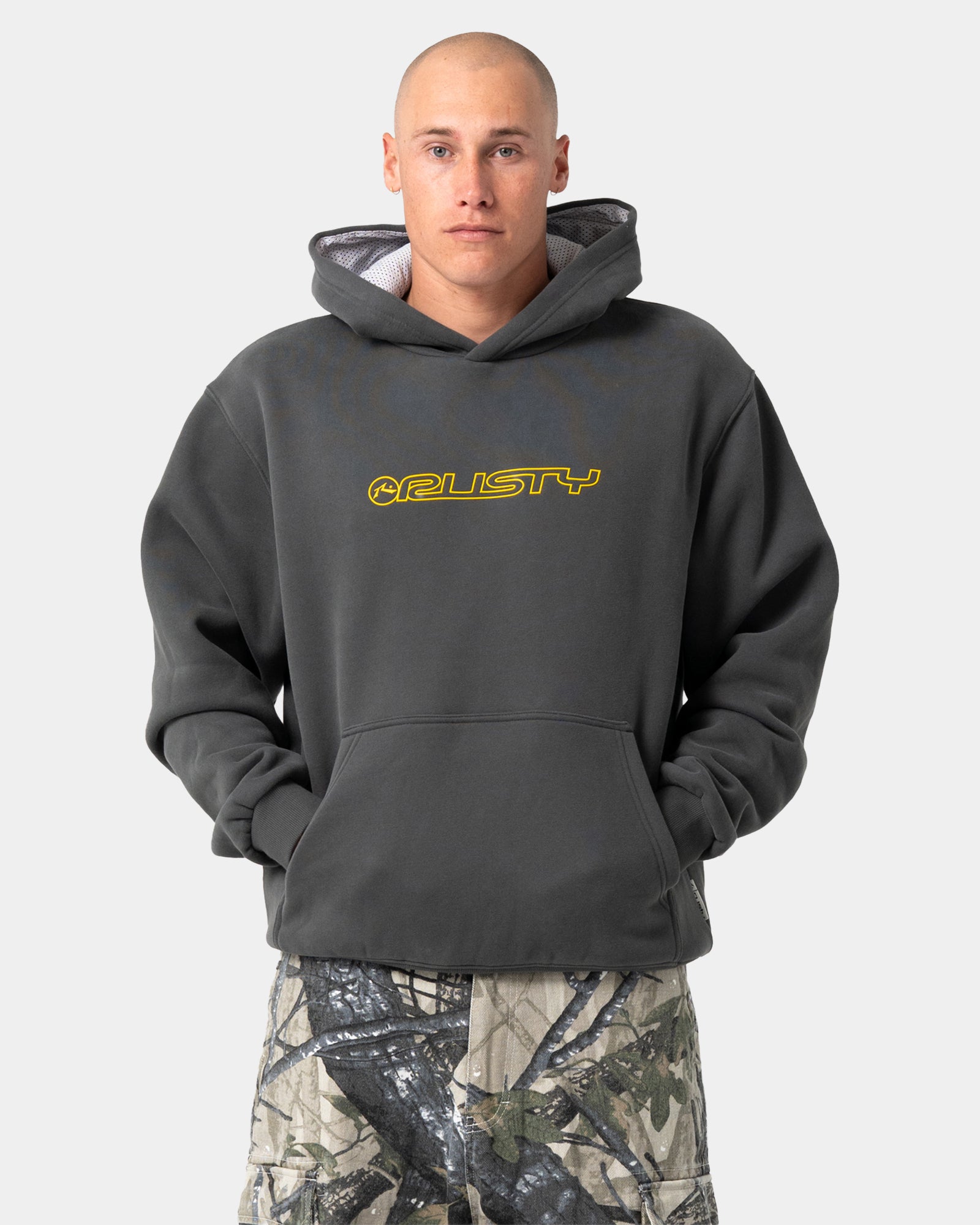 Mens Outliner Pullover Hoodie