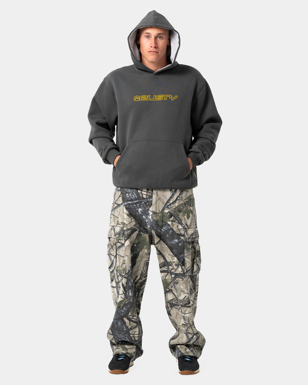 Mens Outliner Pullover Hoodie