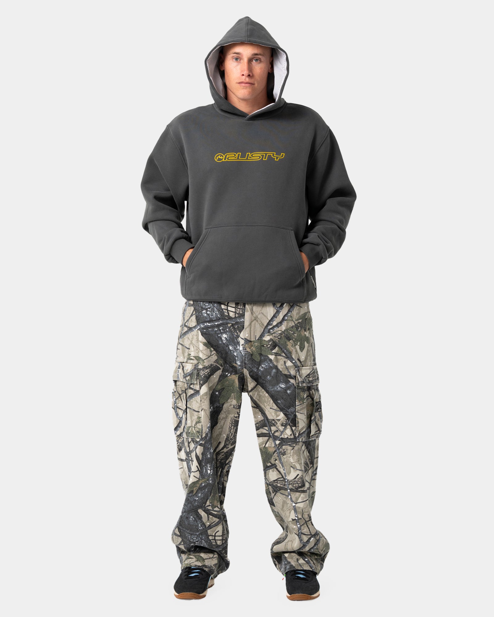 Mens Outliner Pullover Hoodie