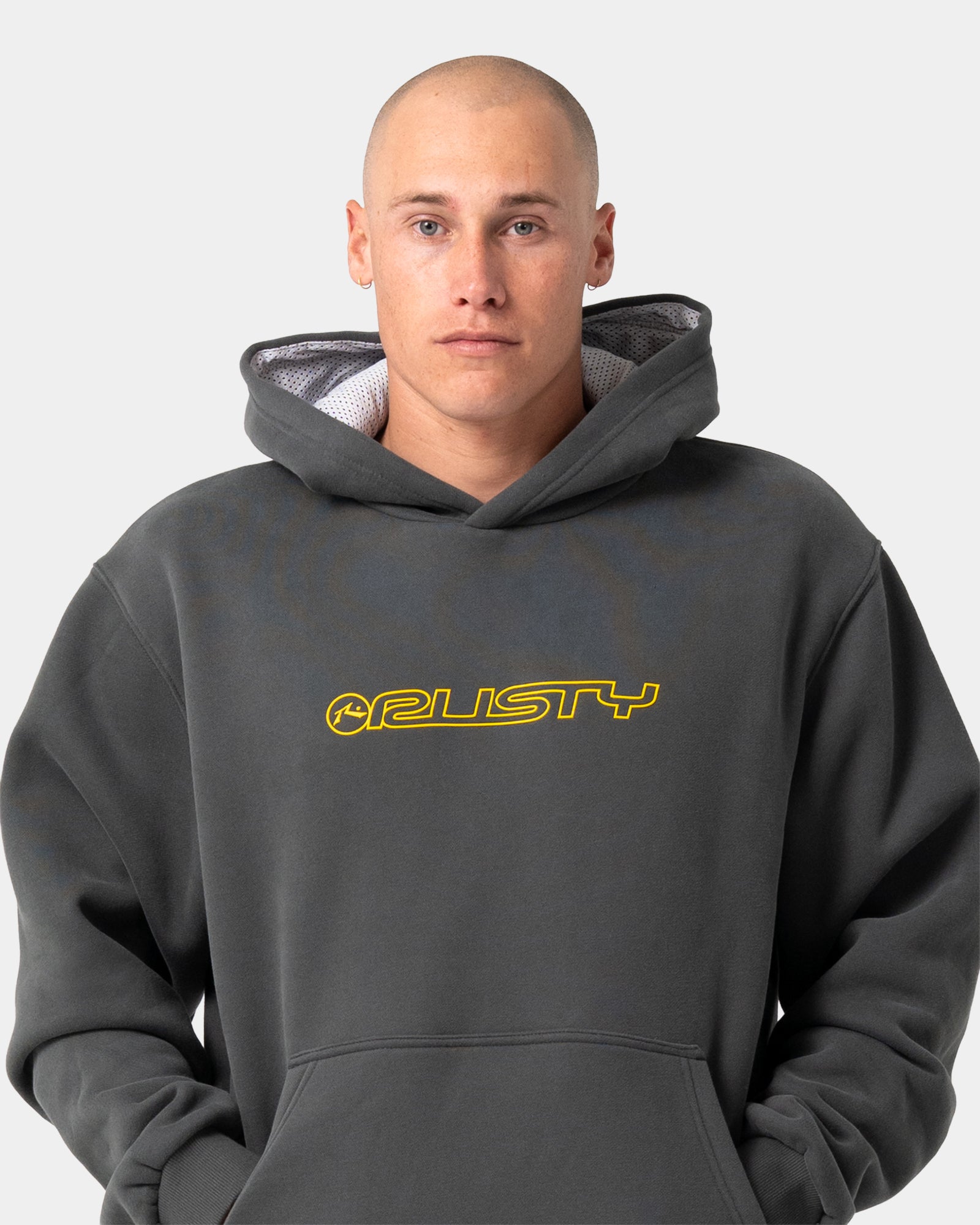 Mens Outliner Pullover Hoodie