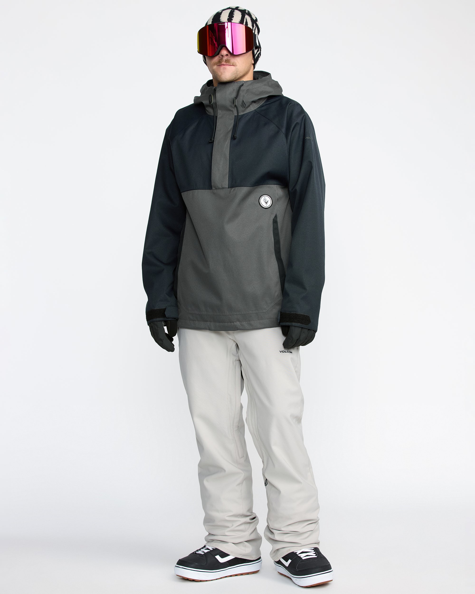 MENS HOSSEGOR 20K PULLOVER SNOW JACKET