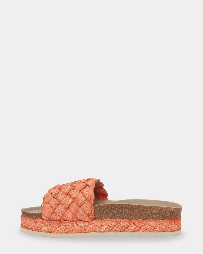 Reggae Raffia Slides