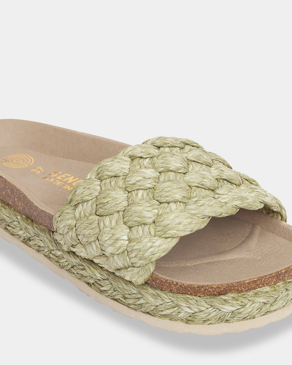 Reggae Raffia Slides