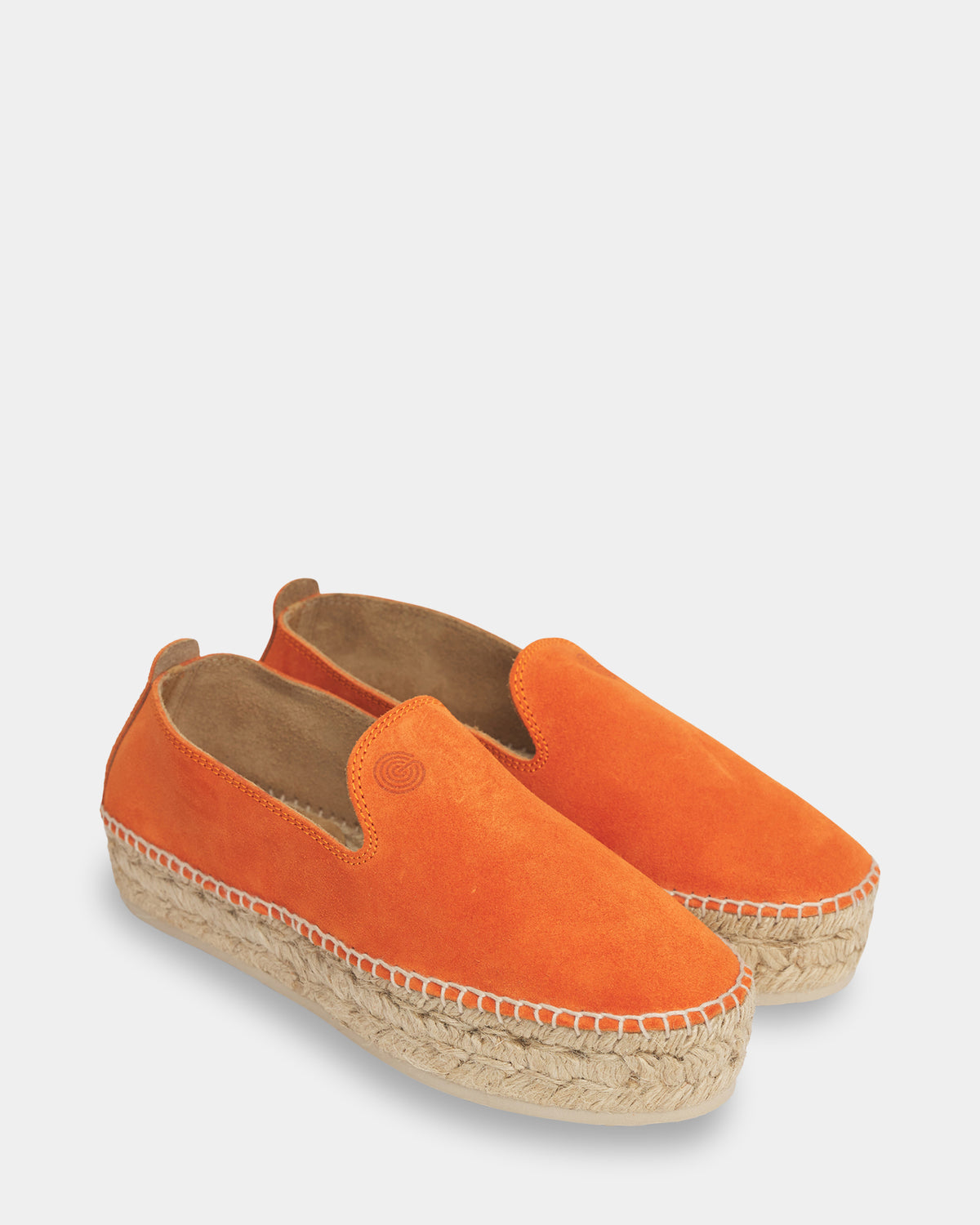 Sabina Velour Leather Espadrille Slip-On Shoes