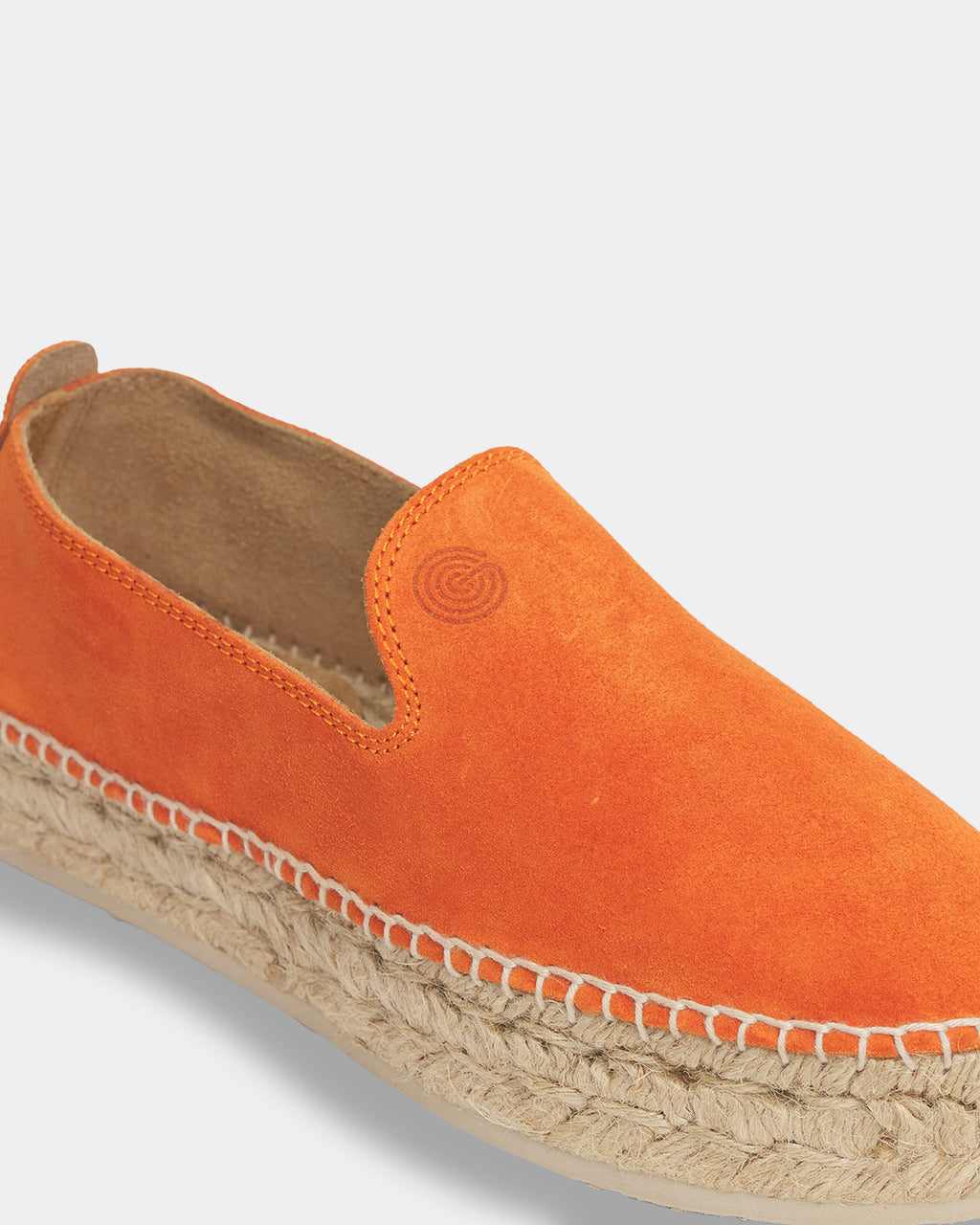 Sabina Velour Leather Espadrille Slip-On Shoes