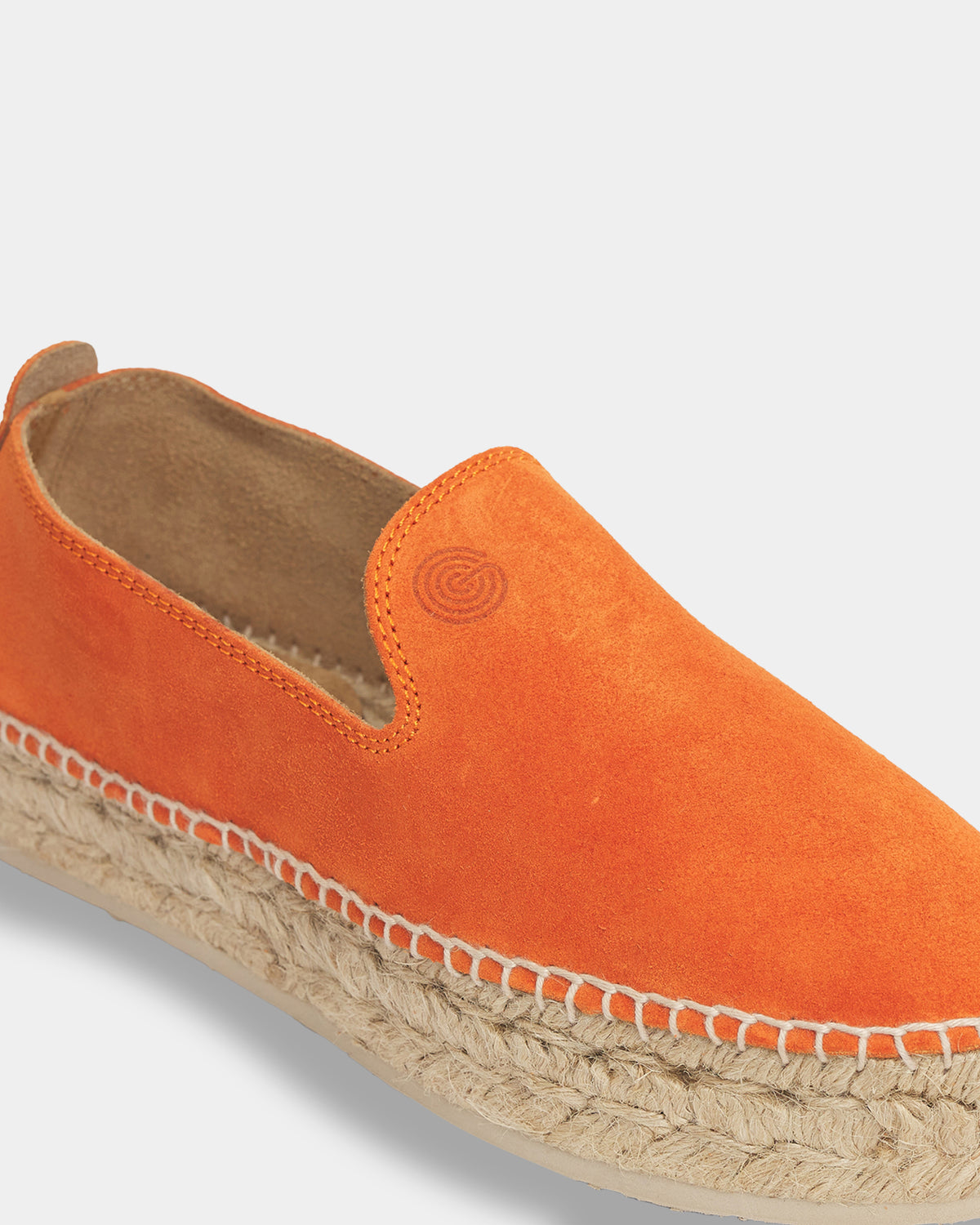 Sabina Velour Leather Espadrille Slip-On Shoes