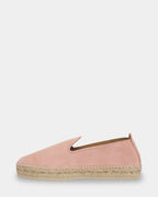 Sabina Velour Leather Espadrille Slip-On Shoes