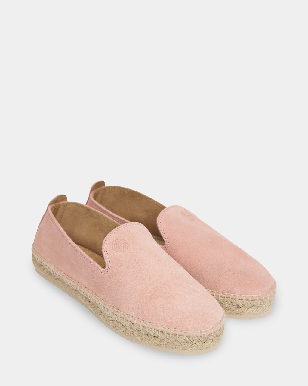 Sabina Velour Leather Espadrille Slip-On Shoes