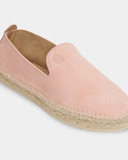 Sabina Velour Leather Espadrille Slip-On Shoes
