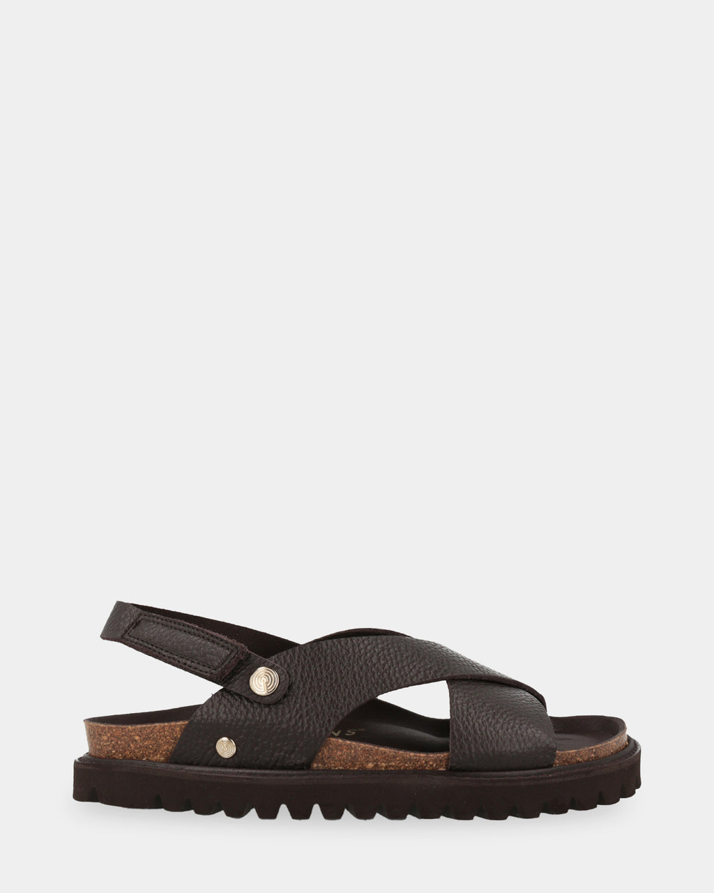 Fibonacci Leather Criss-Cross Sandals